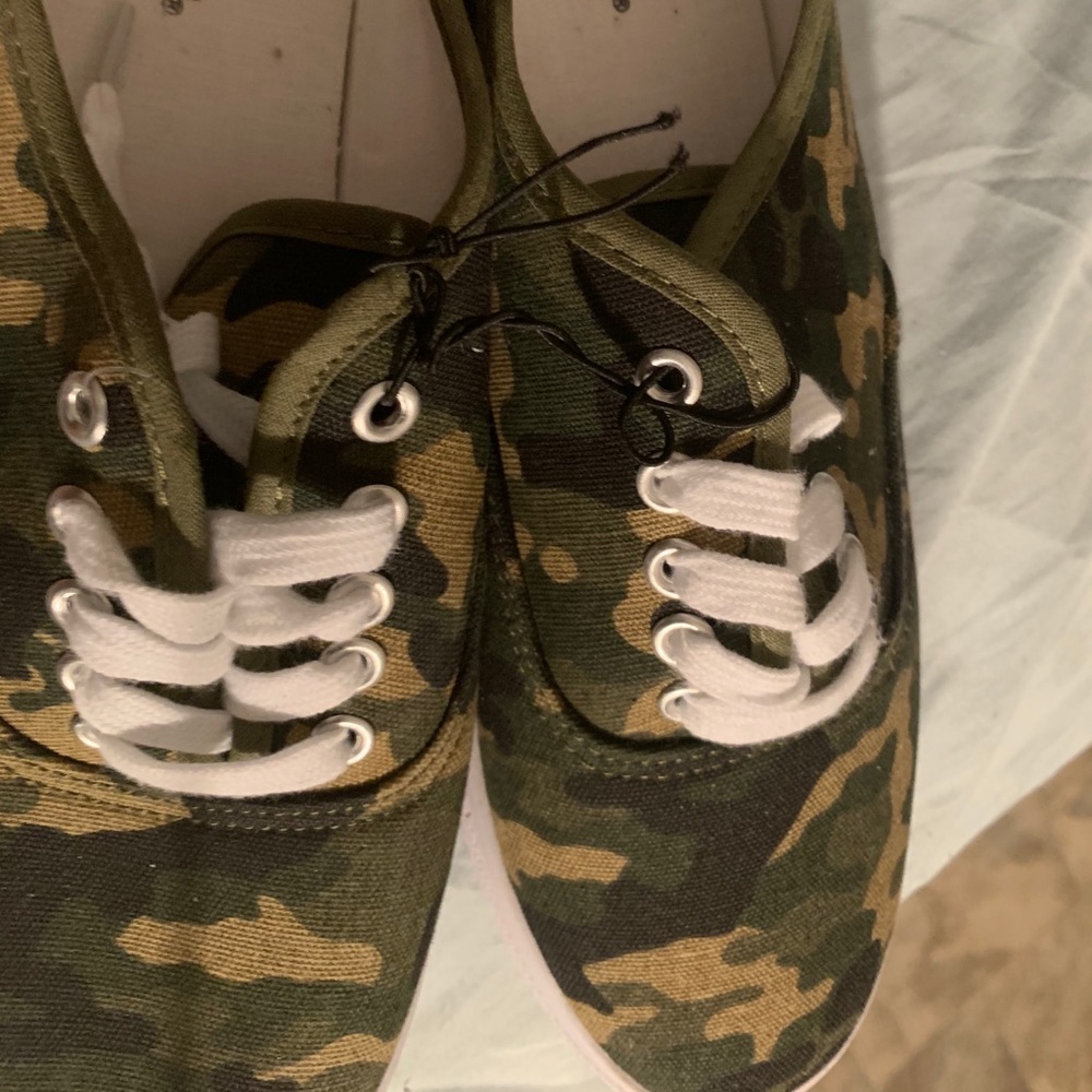 Camouflage sneakers